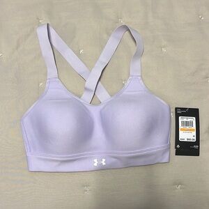 Purple Adjustable Under Armour Sports Bra